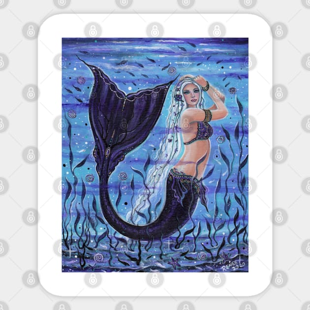 Sea gypsy mermaid by Renee Lavoie Sticker by ReneeLLavoie